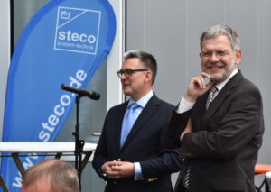Einweihung Steco Lemgo mit Bürgermeister