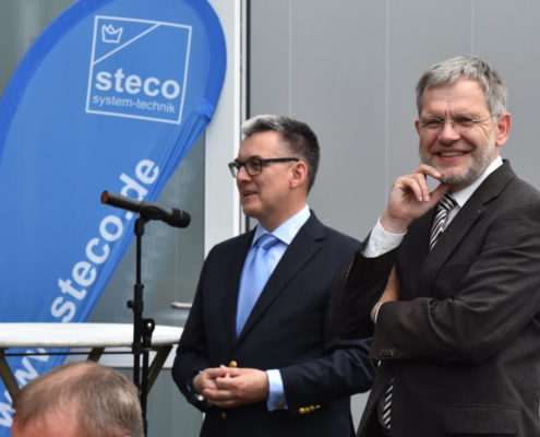 Einweihung Steco Lemgo mit Bürgermeister